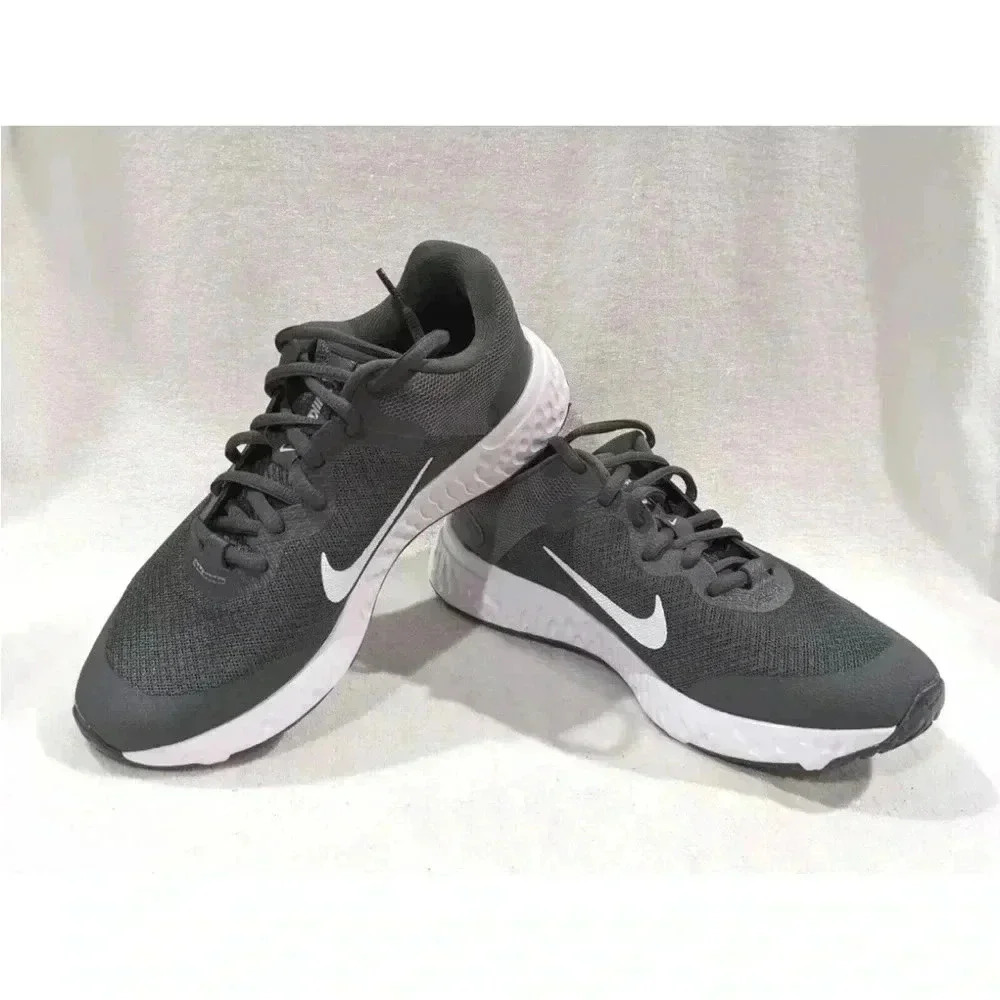 Nike Kids Gray and White Sneakers